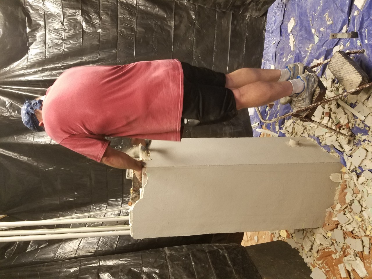 Danno bustin bricks